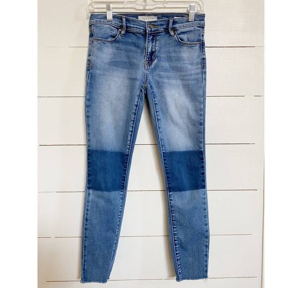 PacSun Knee Patch Super Stretch Ankle Jeggings 25 - Picture 2 of 14